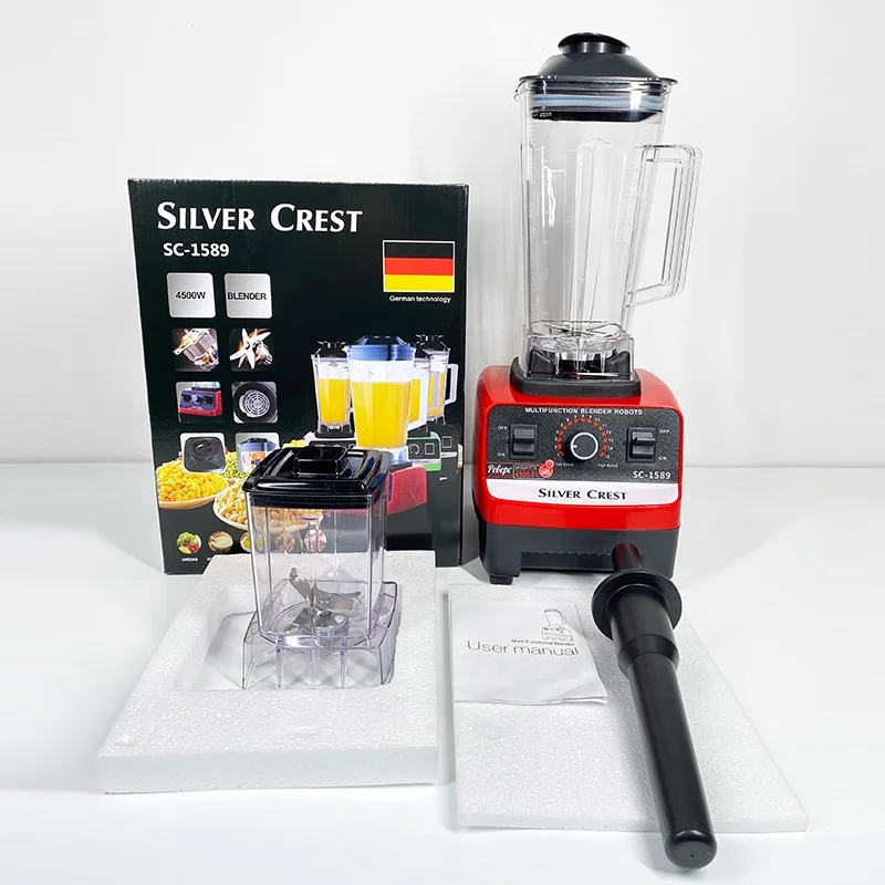 Ready goods  2 cups SILVER CREST 9525 motor 5500W commercial blender SC-1589