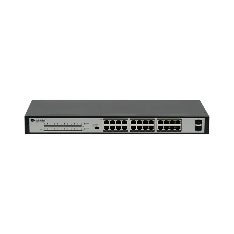  BDCOM S1526-24P 24-портовый гигабитный коммутатор PoE 2-порт Gigabit