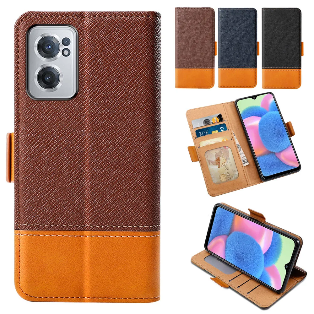 Магнитный чехол-бумажник для телефона OnePlus Nord CE 2 Lite 5G, кожаный чехол для мобильного телефона