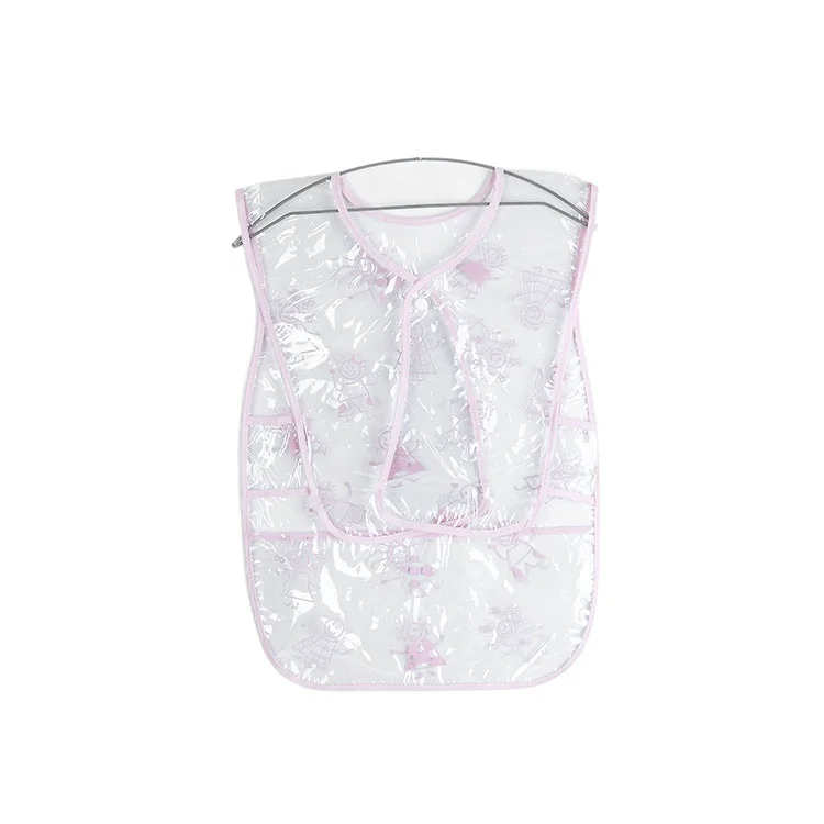 Smock Art Painting Drawing Waterproof Artist PVC Kids Aprons