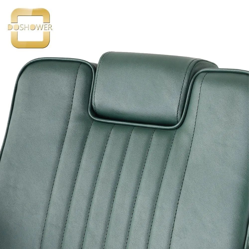 Trendy matte-black steel styling chair of barber shop classic hairdressing chair for hair styling tools chair