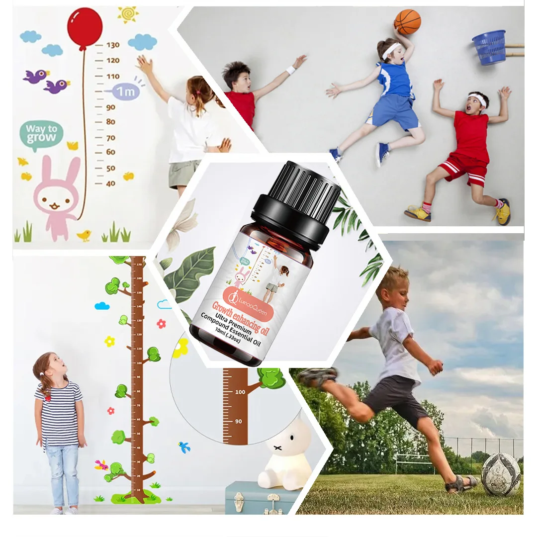 OEM Private Label Height Growth Oil Age 21 Year Foot Stimulation Taller Conditioning Massage Essential Oil for Men