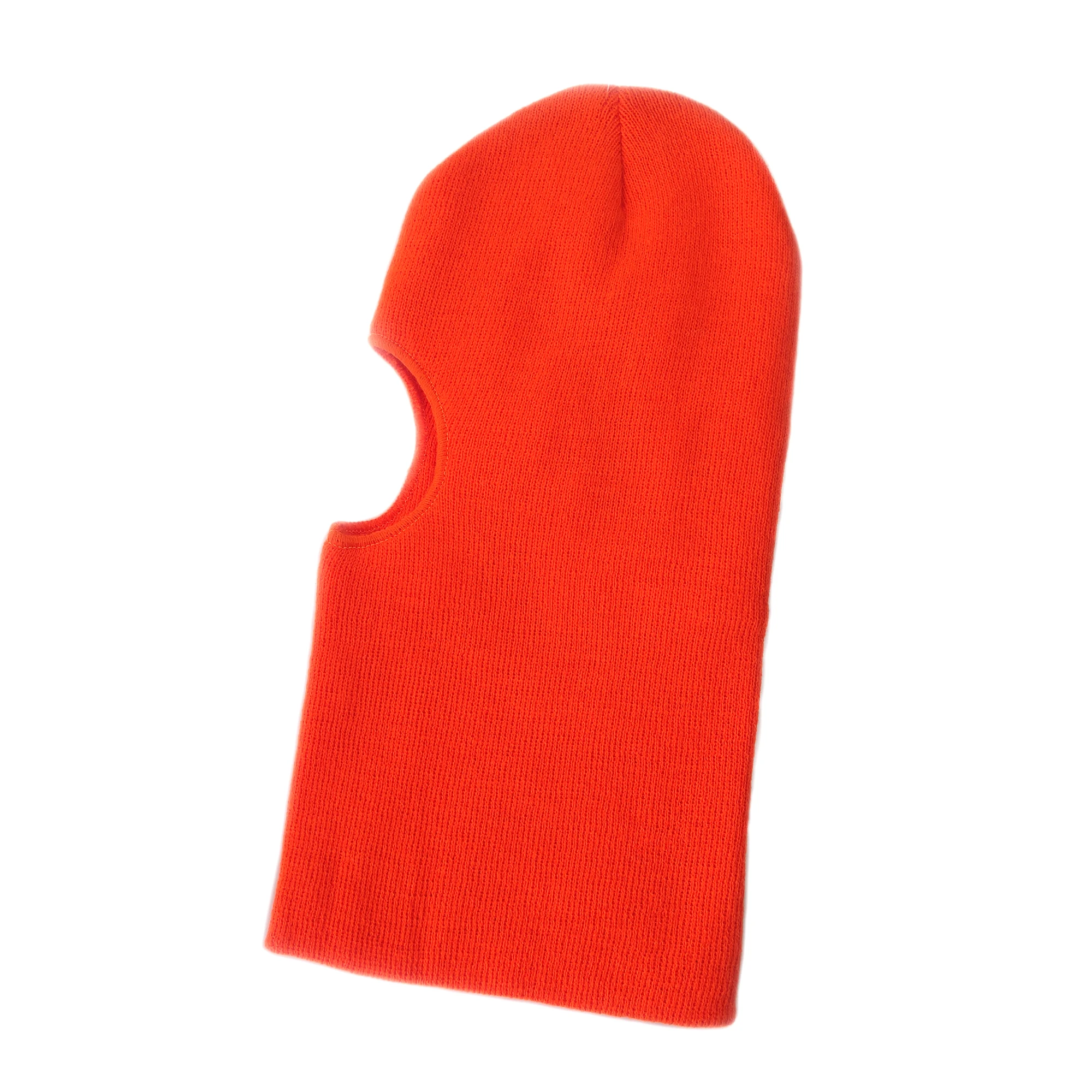 promotional acrylic knit one hole elastic balaclava beanie hat