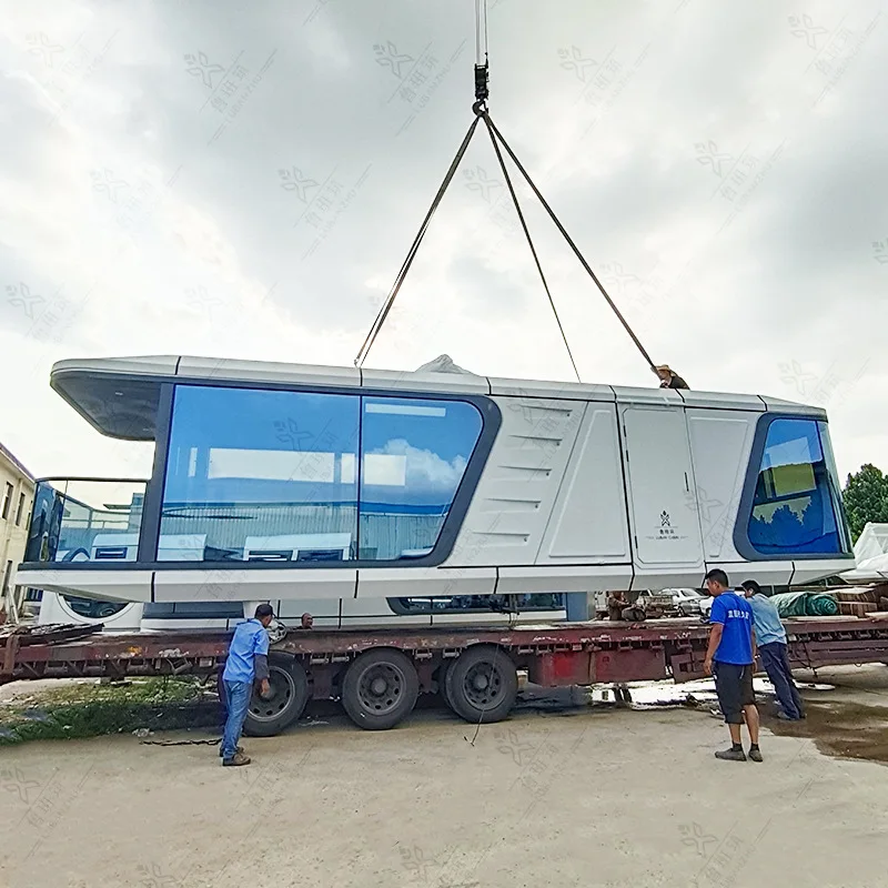 Furnished Luxury Mobile Toilets Festival Tuinhuis Mobilhome Prefab Building Apartment Osb Marketing Advertising Inflatable