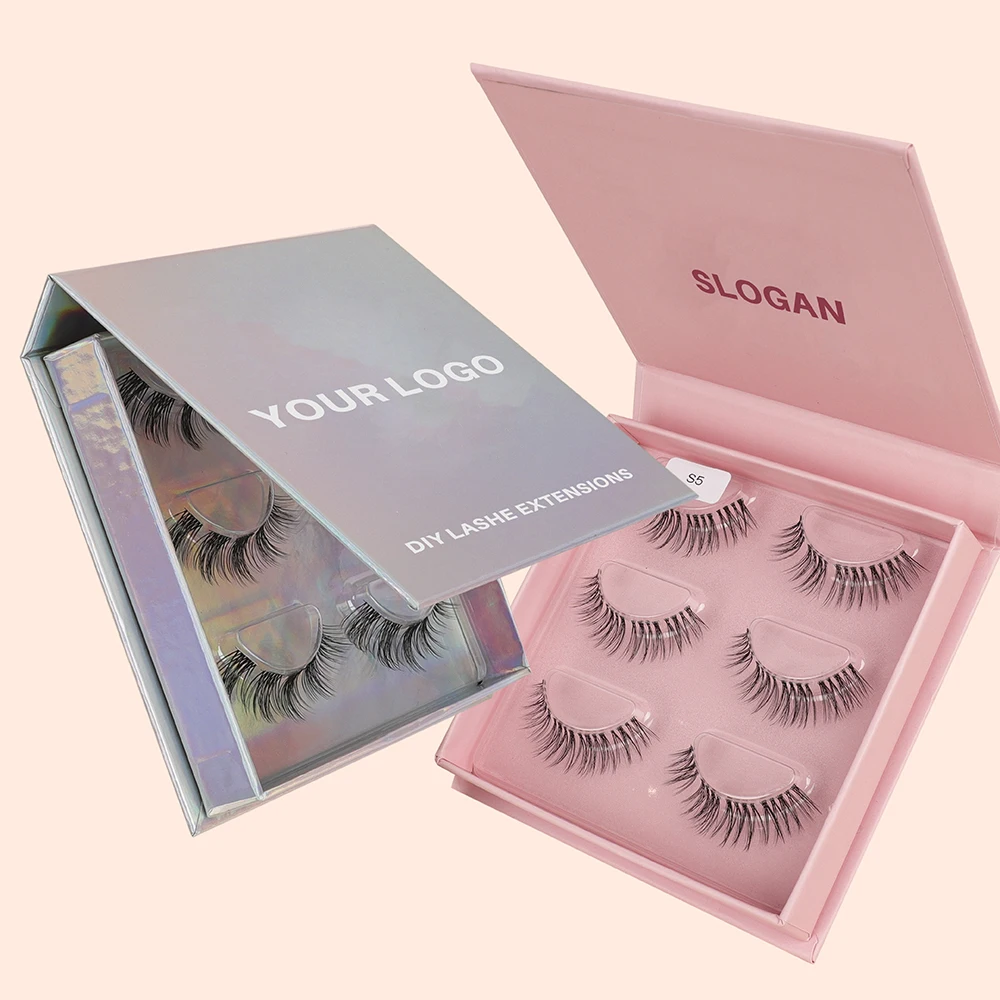 Unique Private Label 70% less weight softer and lighter faux false lashes fashion lash natural fake eyelashes