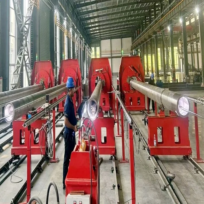 Horizontal Pipe Inner Surface Hardfacing Cladding Machine Station