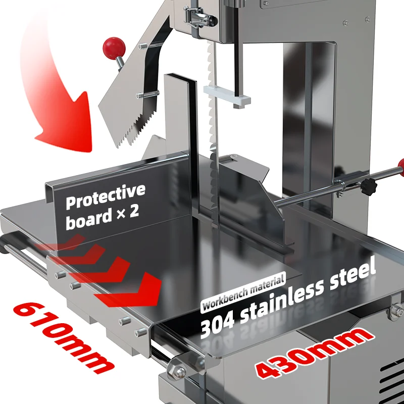 Electric Goat  Cow Pig Bone Machine Saw  Heavy Duty Meat Cutting Machine Bone Saw Machine