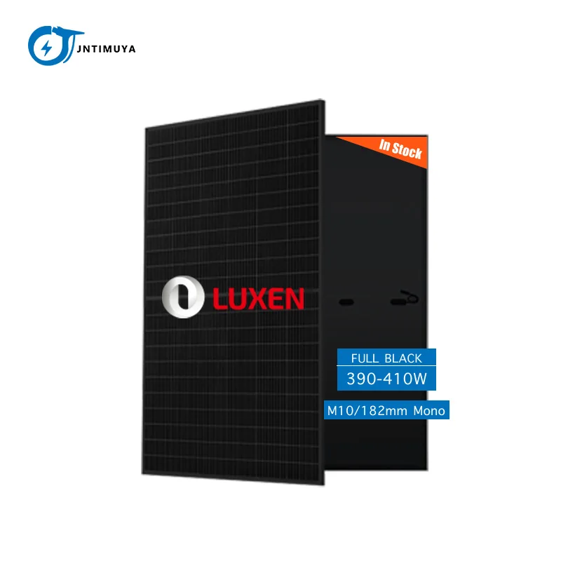 JNTIMUYA Luxen Mono PERC билицевая солнечная панель 500 Вт 400 300 двойное стекло полностью черные монокристальные солнечные панели