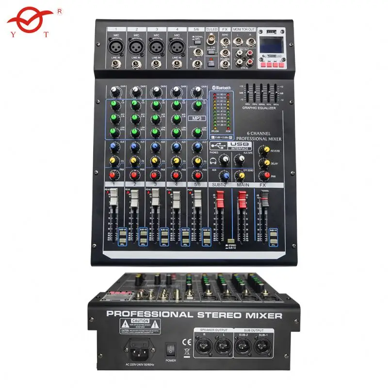 Midi Mixer Reaper 20 Channels Amplificado Powered Amp 6 Inputs Rca Semi Digital Hybrid Sound Switch Board Mini Numeric Rack