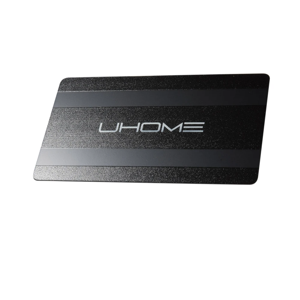 Personalize Custom UV Printing Full Black Social Media NFC Wifi Connect Digit Business Card for Sharing Profiles URL Links