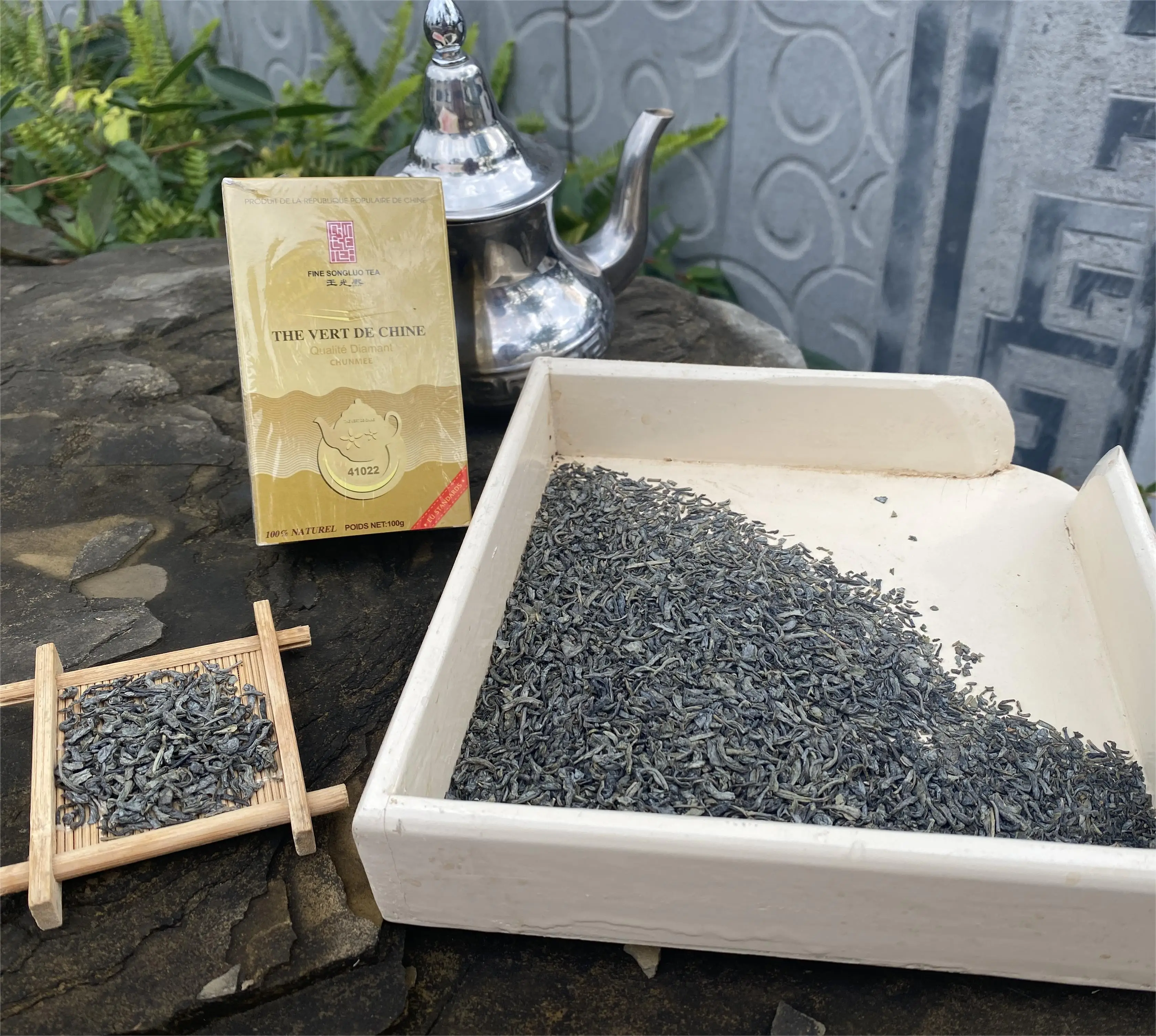 strong taste china green tea 41022   popular in west africa