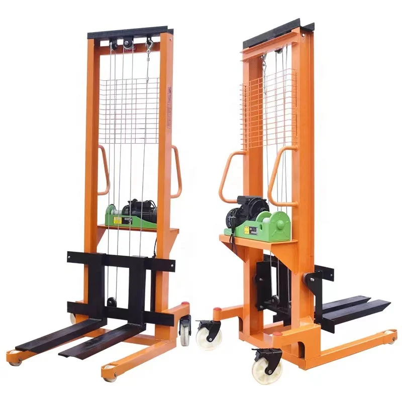 Handling Tools Pallet Forklift 2000KG Manual Fork Lift Stacker 1.6m Lift Height Hydraulic Manual