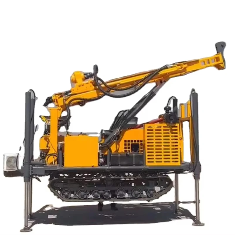 Water pneumatic dual-purpose drilling rig 200m Hydraulic Water Well Rotary Drilling Rig