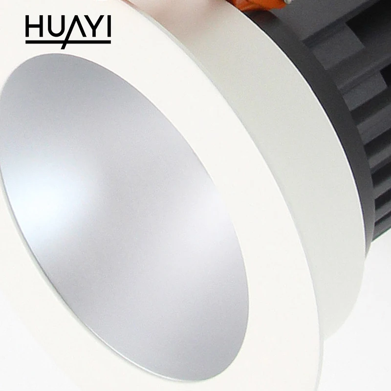 HUAYI Anti Glare Indoor Residential Showroom Mini Spot Light COB 25Watt LED Ceiling Mini Downlight