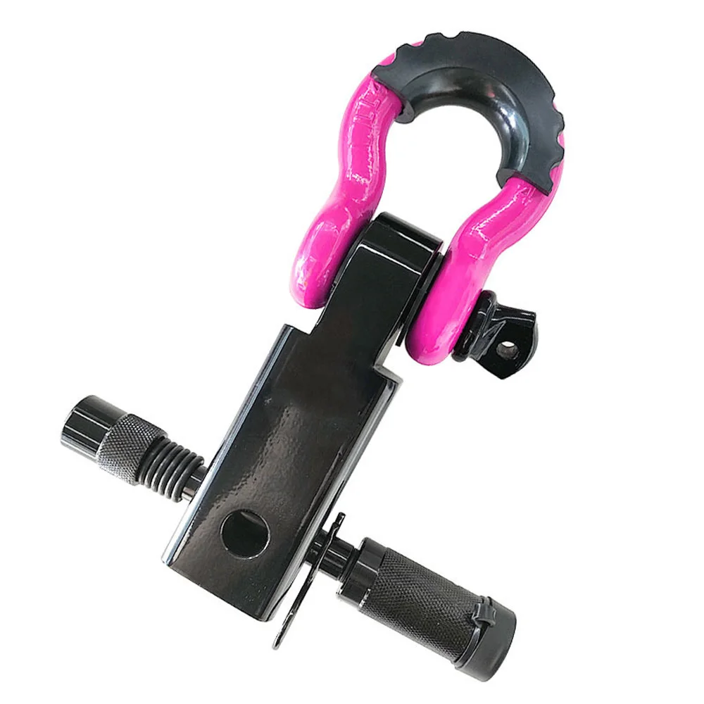 Cheap Price Off-Road Vehicle Modified Car Accessories Square Mouth Trailer Arm 2 Inches Solid Rescue Hook Auto Hitch Parts