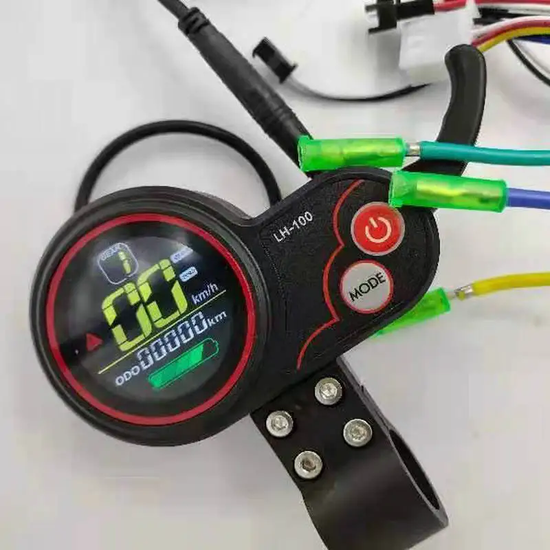 Dual Motor Driven Part 1*LCD Display+2*BLDC Controllers 24V36V48V60V400W-1200W For Electric Scooter Motorbike MTB Atv Snowmobile