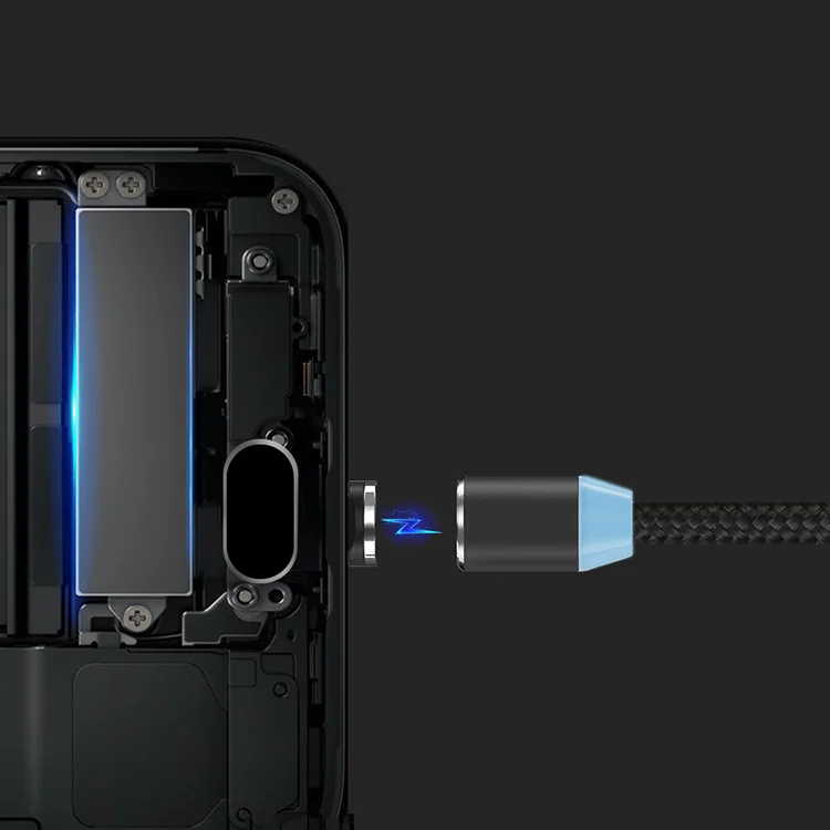 AORAX FREE shipping ready stocks micro usb type c 8 pin magnetic charging cable for iphone huawei samsung magnetic cable