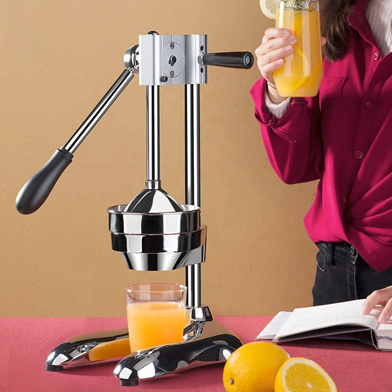 Commercial Grade Citrus Juicer Professional Hand Press Manual Fruit Juicer Orange Juice Squeezer for Lemon Lime Pomegranate