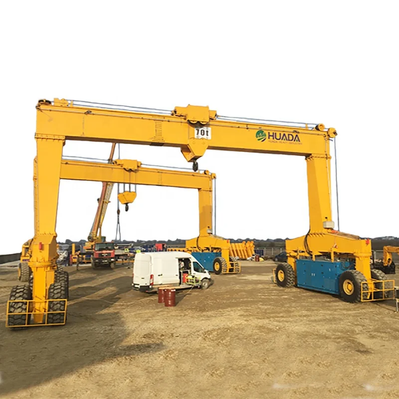 60-тонный резиновый козловой кран для продажи