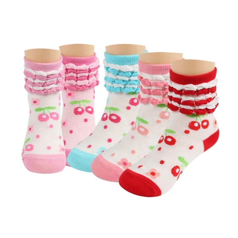 Girls socks manufacturer warm cute pink girl dancing socks pile pile socks wholesale
