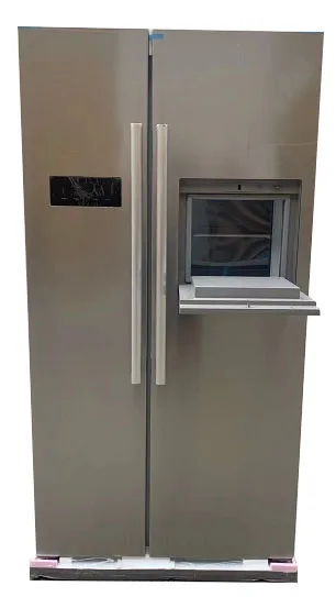 Side by Side Refrigerator with Super Freeze and Auto Ice Maker Features