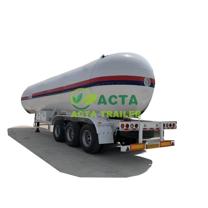 2 оси 36cbm 3 50-60cbm сжиженный нефтяной газ Пропан lpg 30 тонн танкер трейлер для продажи