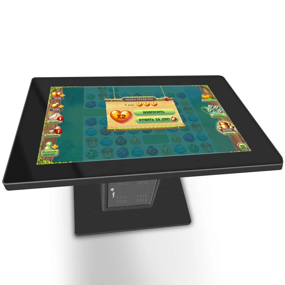 VISIGN 43 Inch Restaurant Interactive Multi Touch Screen Smart Table Coffee Conference