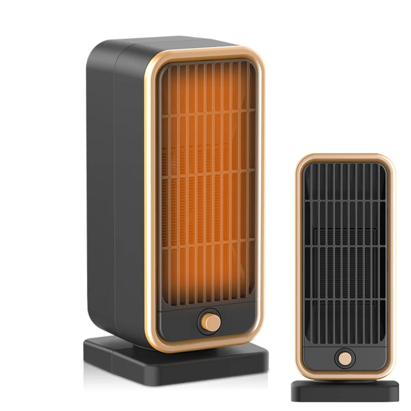 New Portable Electric Space Heater with Thermostat, Safe Quiet Ceramic PTC Heater Fan for Winter Office Room Desk Indoor