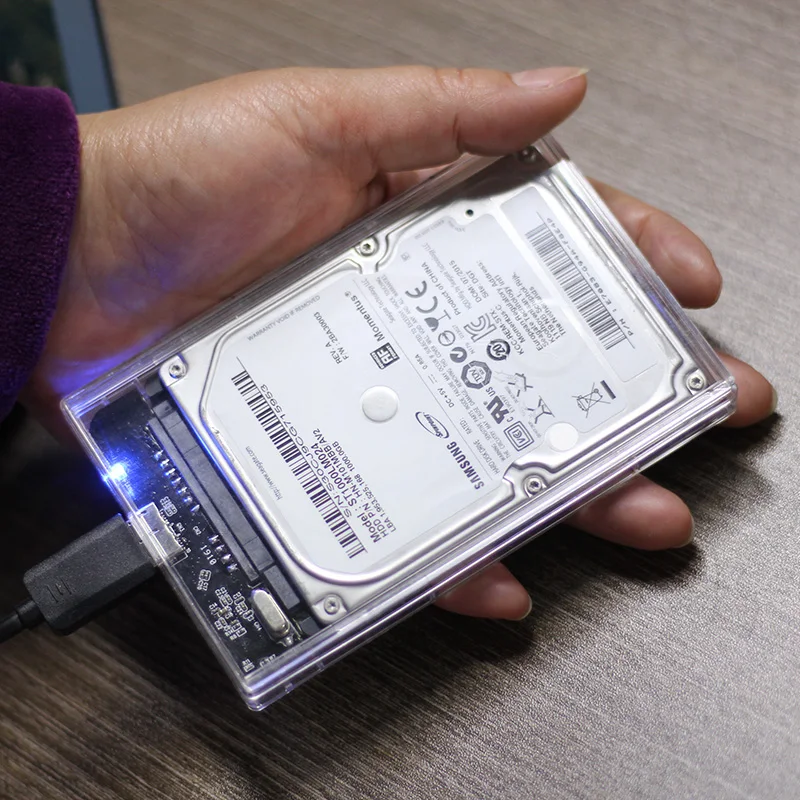 Factory price wholesale caddy hdd battery box usb HDD+Enclosure