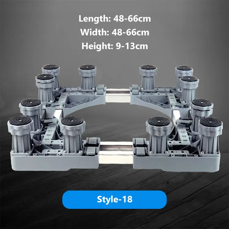 support steel custom feet multifunctional movable roller fridge mobile wheels cabinet stand washing machine adjustable base