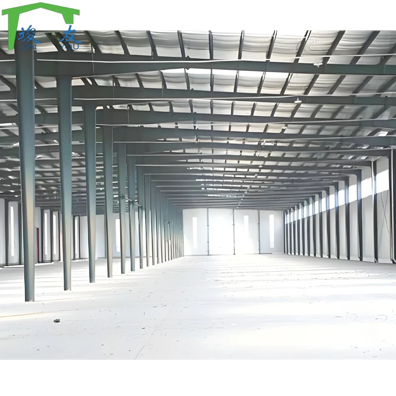 Modern Prefab Steel Structure Warehouse Building Prefabricated Workshop Aircraft Hangar Office Construction Material Warehouse