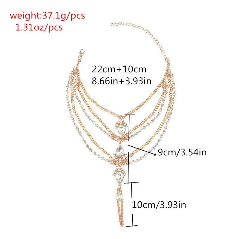 Newest Barefoot Sandals  Foot Chain Anklet With Toe Ring Fashion jewelry anklets