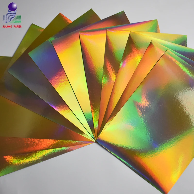 250GSM 320GSM metallic holographic wrapping paper