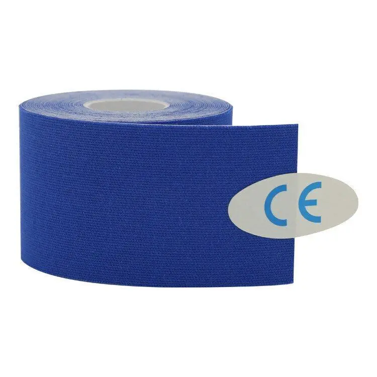 Custom Logo Printed 100% Cotton Fabric Medical Colored Kinesiology Tape For Sport Athletes