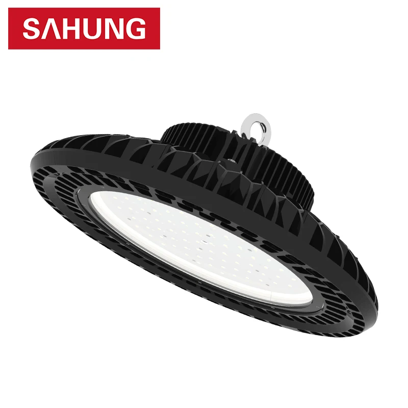 Adjustable Die-casting Aluminum UFO LED Industrial High Bay Lamp 100W 150W 200W High Lumens 170LM/W 2700-6500K  HighBay Lamp