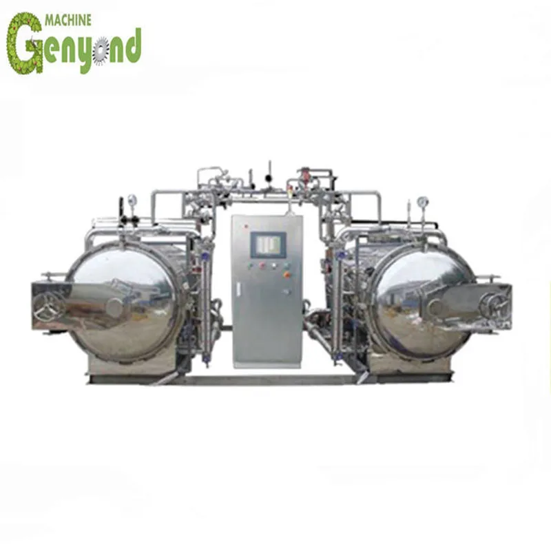 Steam hot water Retort Autoclave for canned food high pressure sterilization and cooling retort