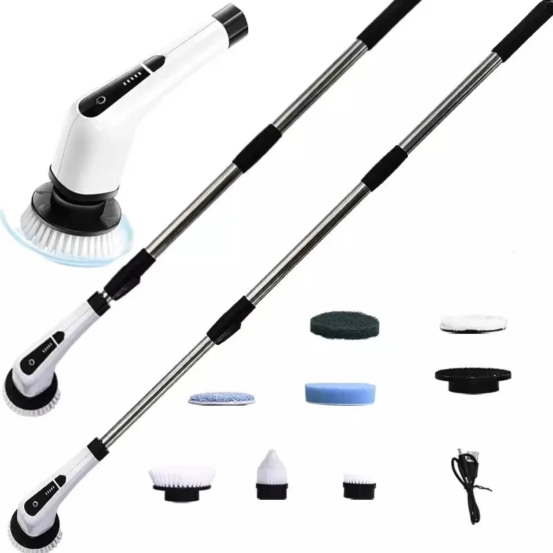 2022 New Design Household 7 in 1 Multifunction Electric Cleaning Brush Cordless Toilet Scrubber