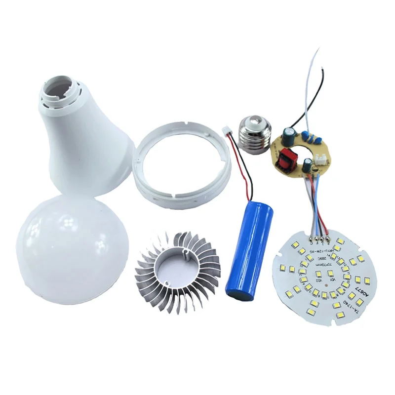 7W 9W 12W  High Quality Rechargeable Led Emergency Bulb with 3-4hrs back up time