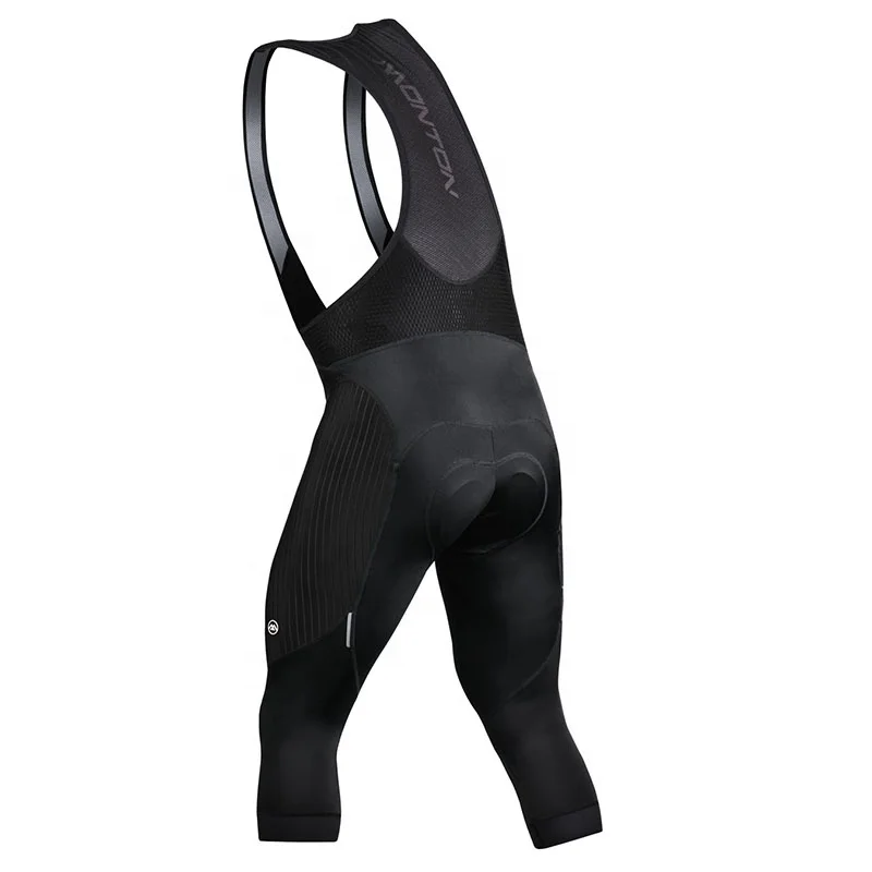 Summer Compression Black 3 4 Bike Jersey Shorts Men Pants Trousers 3/4 Tights Cycling Bib Knickers