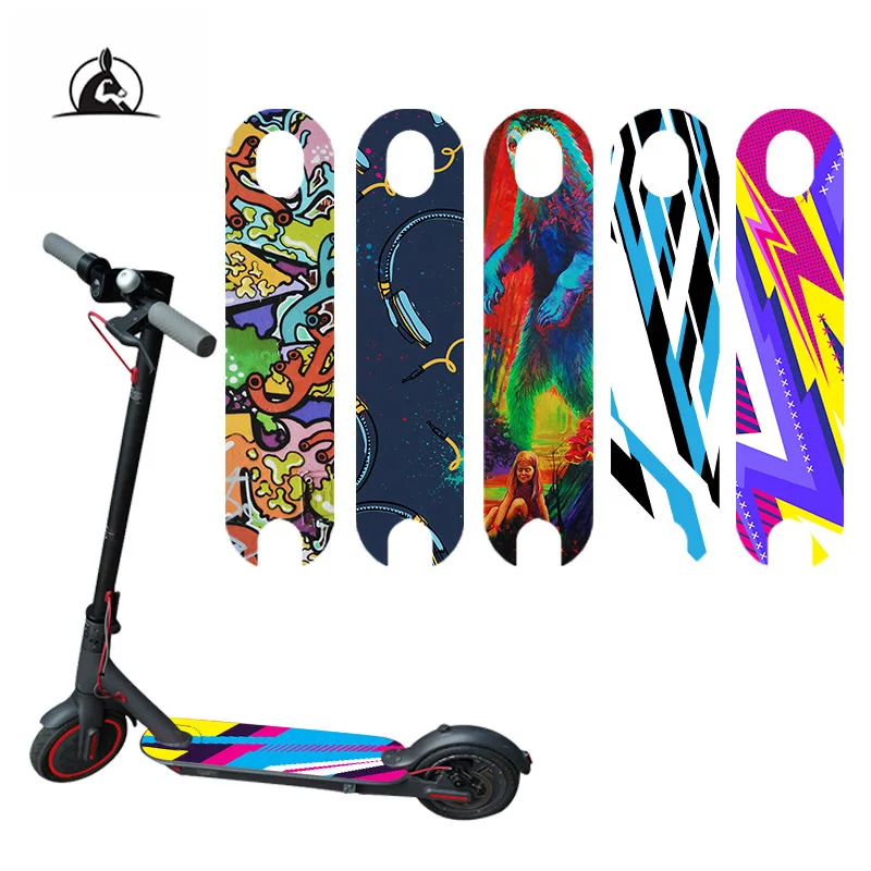 Лидер продаж, Заводская розетка, Новое поступление, противоскользящие ПВХ наклейки, прочные наклейки на педали скутера, запчасти для электрического скутера, аксессуары