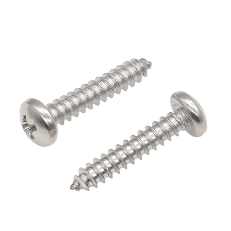 M1-M8 Stainless Steel 304 Phillips Pan Head Self Tapping Screws