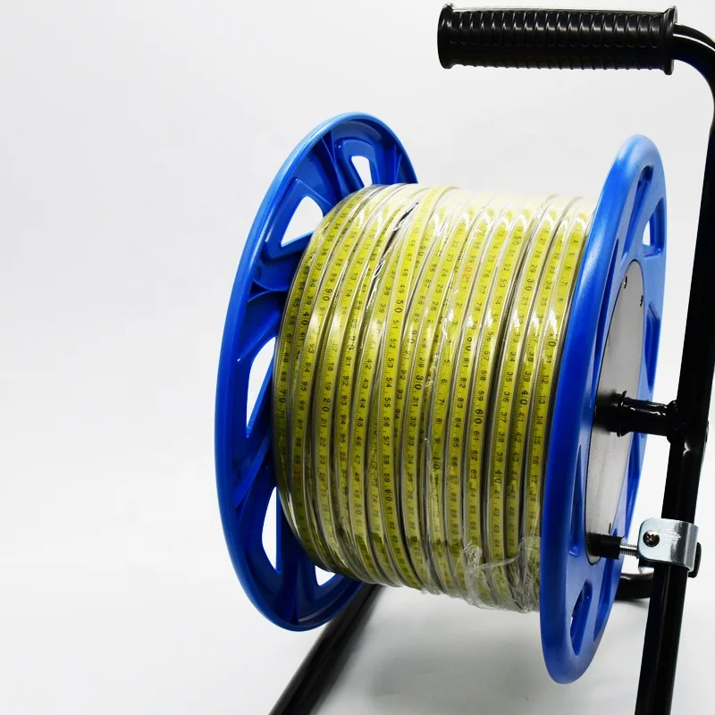 New 100m Steel Ruler Sensor For Pump Piezometer Dip Deep Well Water Level Meter