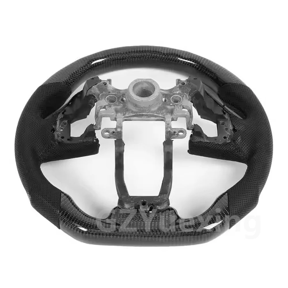 For HONDA CIVIC 10th Chinese Generation FC/FK 2016 2017 2018 2019 2020 2021 Black Real Carbon Fibre Custom Steering Wheels