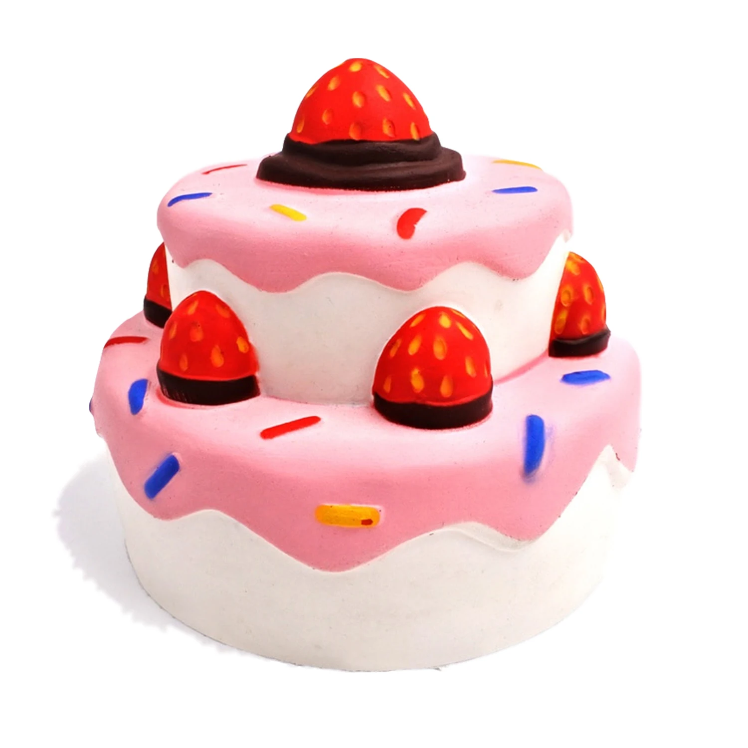 Pu Stress Relieve Cream Scented Jumbo Slow Rising Foam Toys Cake Squishy