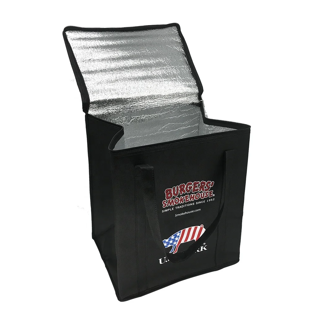 Extra Large Heavy Duty Insulated Reusable Tote Grocery Shopping Bag Cooler Bag