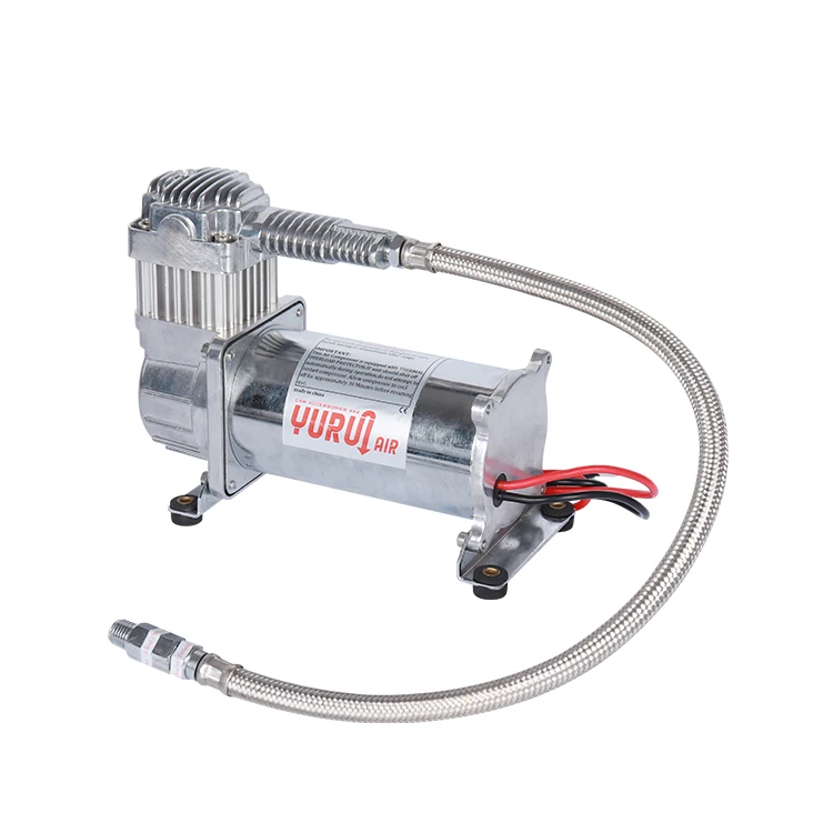 150Psi 32Amps DC12V Silver Safe Mental Automobile Air Ride Pump Air Compressor for Air Brake