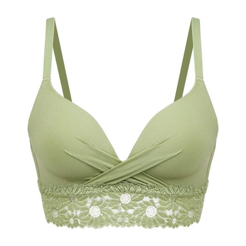 Factory China Sexy Ladies Colorful Hot Girls Photo Sexy Women Push-up Seamless Bra