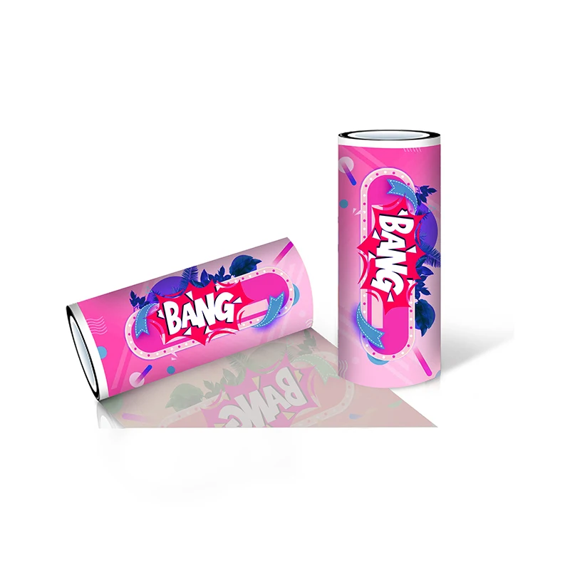 Protein bar heat seal plastic packaging candy wrapper biodegradable plastic film roll