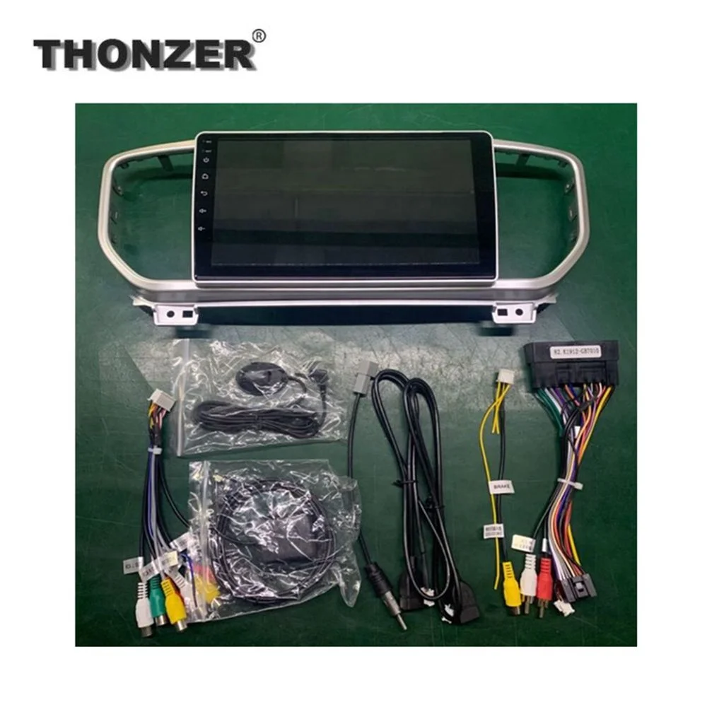  Автомагнитола THONZER с GPS-плеером Android LED HD 2.5D 10 1 дюйма для Sportage