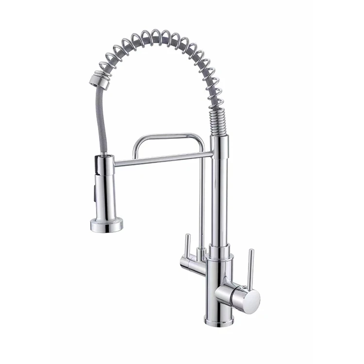 New Purification Kitchen Faucets Swivel Filter Pure Water Kitchen Crane Pull Down Nozzle Hot Cold Water Mixer Torneira Taps